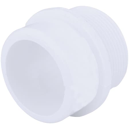 Charlotte Pipe And Foundry 1-1/2 In. SPG x 1-1/2 In. MIP Schedule 40 DWV PVC Adapter PVC 00111 0800HA